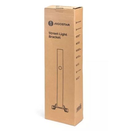 Aigostar - Držač za uličnu lampu 48,9 cm crni