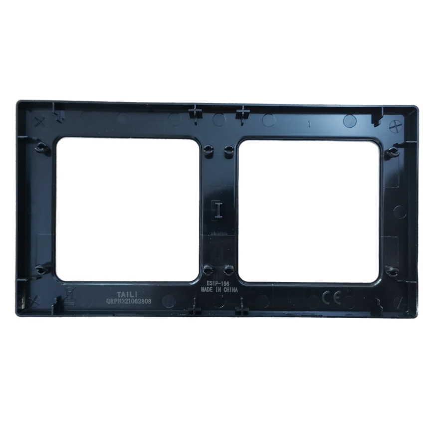 Aigostar - Dvostruki aluminijski okvir, crni
