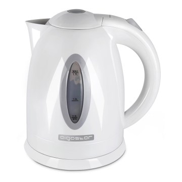 Aigostar - Električna kuhala za vodu 1,7 l 2200W/230V bijela