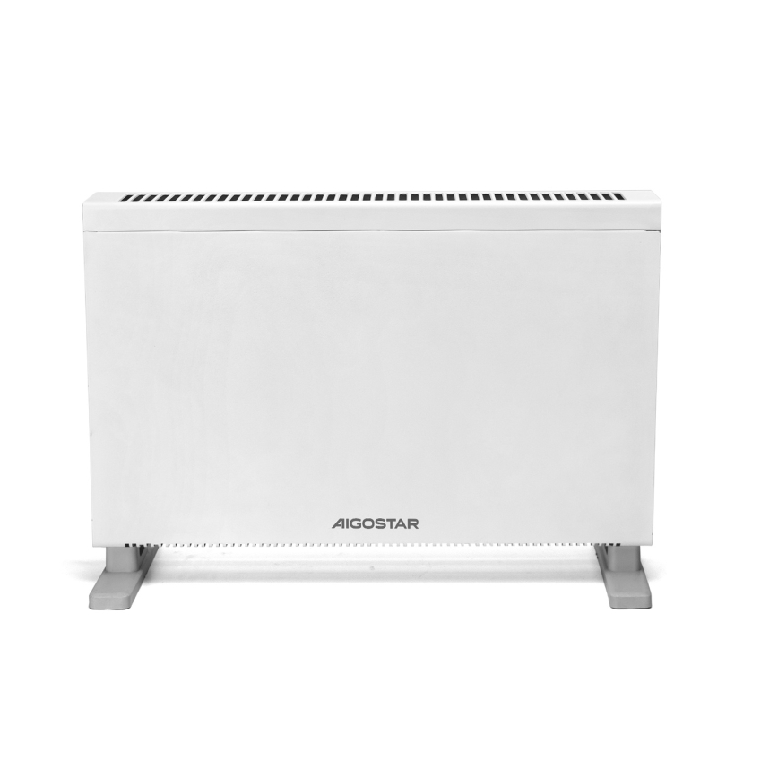 Aigostar - Električni konvektor s LCD zaslonom ECO/1250/2000W/230V + daljinski upravljač