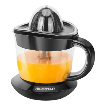 Aigostar - Električni prešač za citruse 1l 40W/230V crna