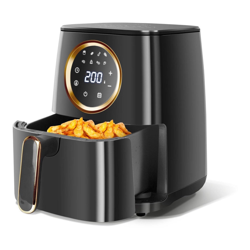 Aigostar - Friteza na vrući zrak 1400W/230V 4,2l crna
