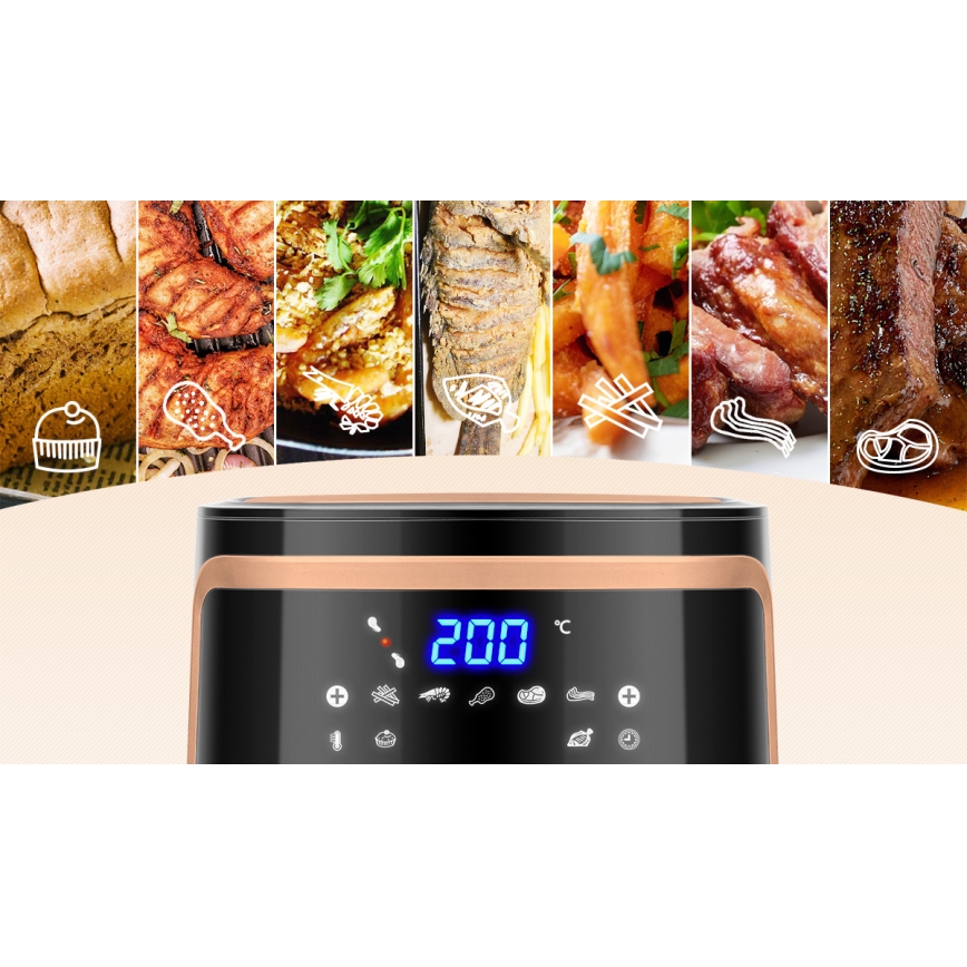 Aigostar - Friteza na vrući zrak 7l 1900W/230V