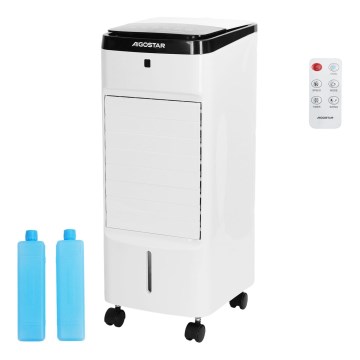 Aigostar - Hladnjak zraka 60W/230V bijeli + daljinski upravljač