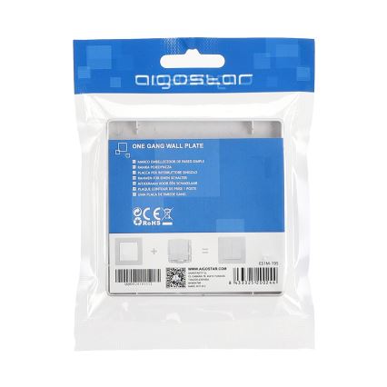 Aigostar - Jednostavan plastični okvir, srebrne boje