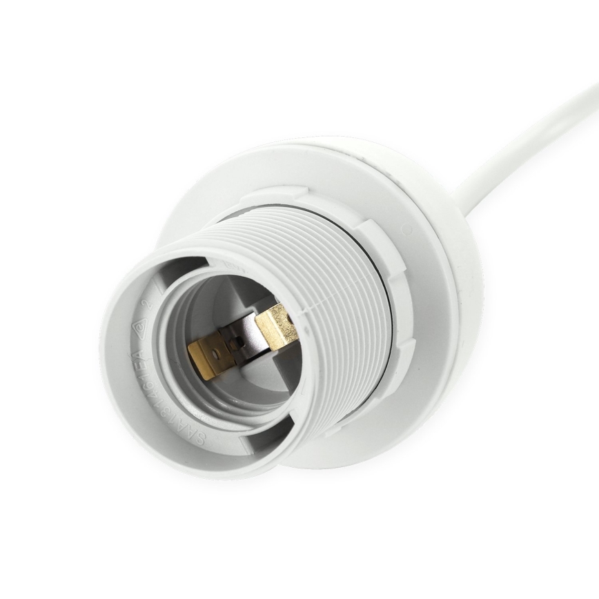 Aigostar - Kabel za napajanje 1xE27/60W/250V bijeli