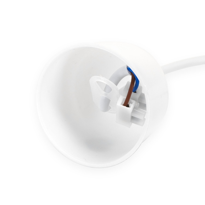 Aigostar - Kabel za napajanje 1xE27/60W/250V bijeli