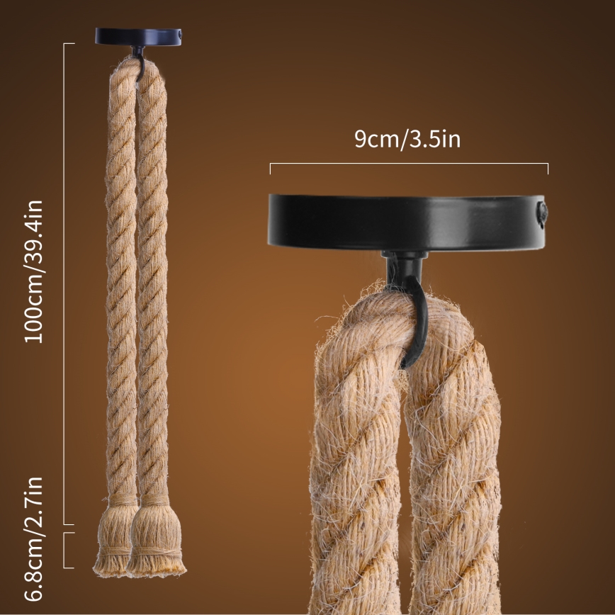 Aigostar - Kabel za napajanje 2xE27/60W/230V