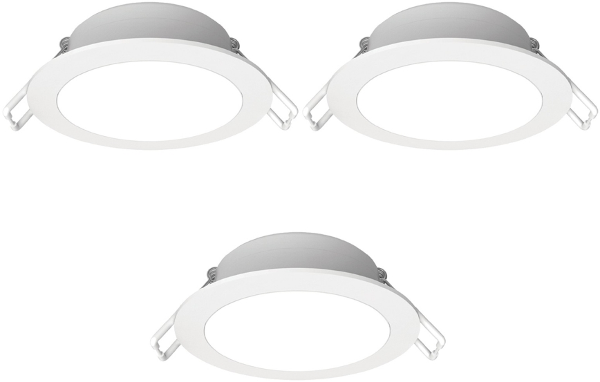 Aigostar - Komplet 3x LED kupaonsko ugradno svjetlo LED/4,8W/230V IP65 bijela