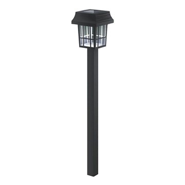 Aigostar - Komplet od 6 LED solarnih svjetala, LED/2 V, 6500 K, IP44, 40 mAh, crne boje