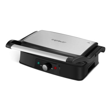 Aigostar - Kontaktni roštilj 1500W/230V mat krom/crna