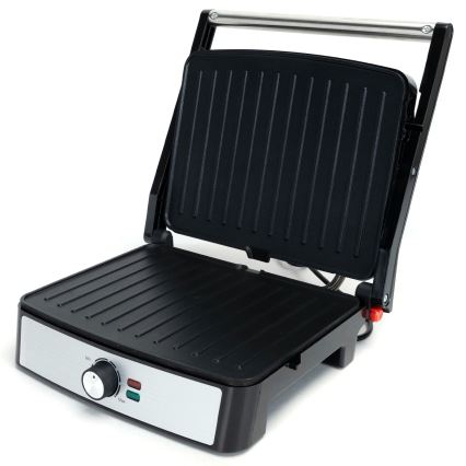 Aigostar - Kontaktni roštilj 2200W/230V crna/nehrđajući čelik