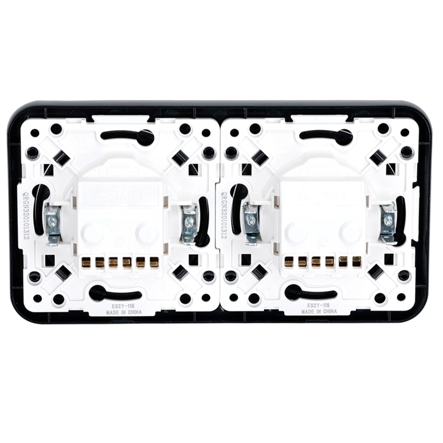 Aigostar - Kućna utičnica 2x SCHUKO 250 V/16 A