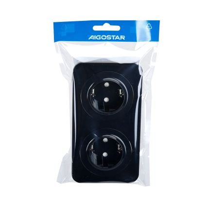 Aigostar - Kućna utičnica 2x SCHUKO 250 V/16 A