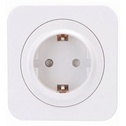 Aigostar - Kućna utičnica s okvirom SCHUKO 250V/16A bijela