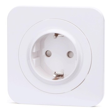 Aigostar - Kućna utičnica s okvirom SCHUKO 250V bijela