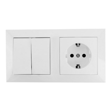 Aigostar - Kućni prekidač s utičnicom 1x16A/250V