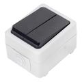 Aigostar - Kućni serijski prekidač 250V/10A IP54