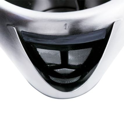 Aigostar - Kuhalo za vodu 1,7 l 2200W/230V mat krom/crna