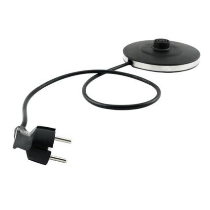 Aigostar - Kuhalo za vodu 1,7 l 2200W/230V mat krom/crna