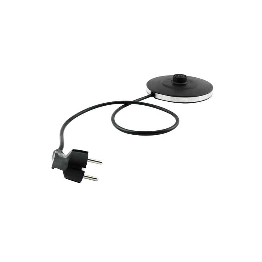 Aigostar - Kuhalo za vodu 1,7 l 2200W/230V mat krom/crna