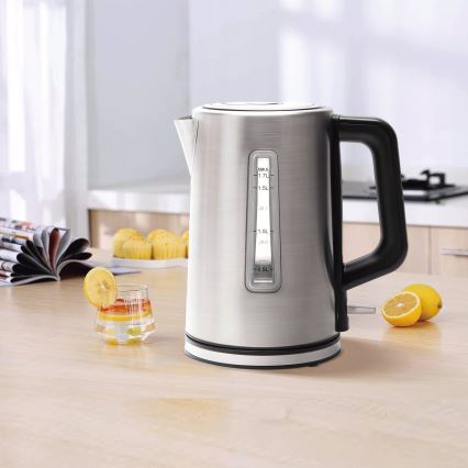 Aigostar - Kuhalo za vodu 1,7l 2200W/230V mat krom