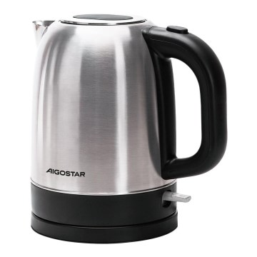 Aigostar - Kuhalo za vodu 1,7l 2200W/230V mat krom