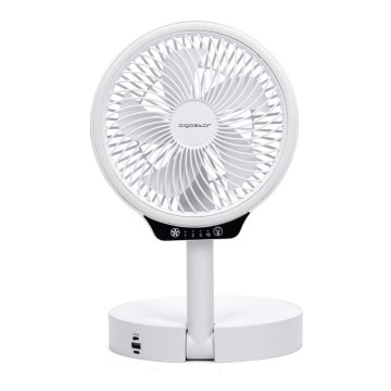 Aigostar - LED bežični sklopivi ventilator s USB priključkom 6,5W/5V 8000 mAh