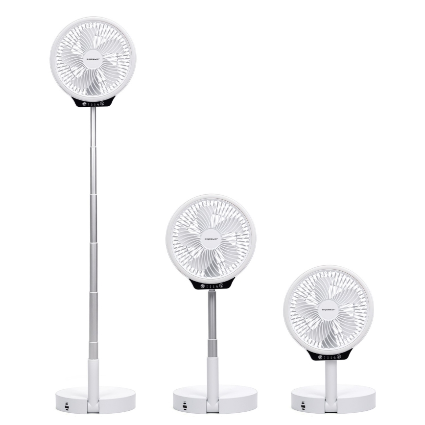 Aigostar - LED Bežični sklopivi ventilator s USB priključkom 6,5W/5V