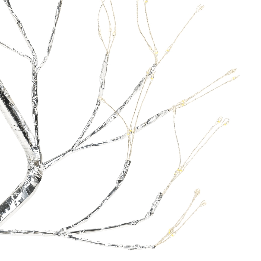 Aigostar - LED božićna dekoracija 108xLED/3xAA/8 funkcija 45cm topla bijela