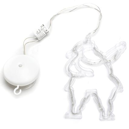 Aigostar - LED božićna dekoracija 10xLED/3xAAA Djed Božićnjak 20 cm