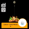 Aigostar - LED božićna dekoracija 20xLED/3xAAA Sretan Božić 23 cm