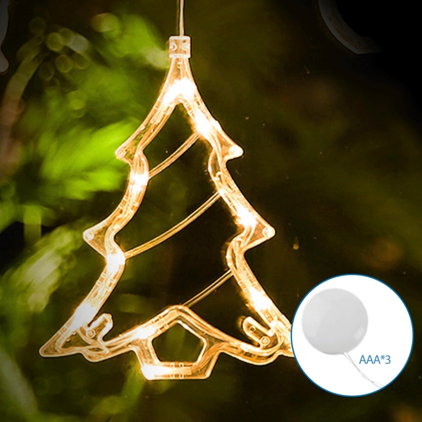 Aigostar - LED Božićna dekoracija LED/3xAAA božićno drvce 20 cm