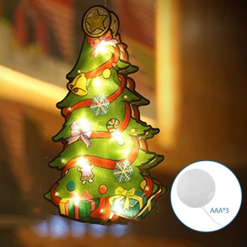 Aigostar - LED Božićna dekoracija LED/3xAAA drvce 15cm