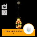 Aigostar - LED Božićna dekoracija LED/3xAAA snjegović 25 cm