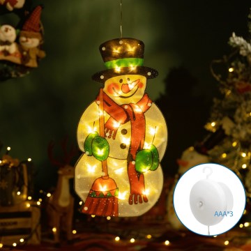 Aigostar - LED Božićna dekoracija LED/3xAAA snjegović 25 cm
