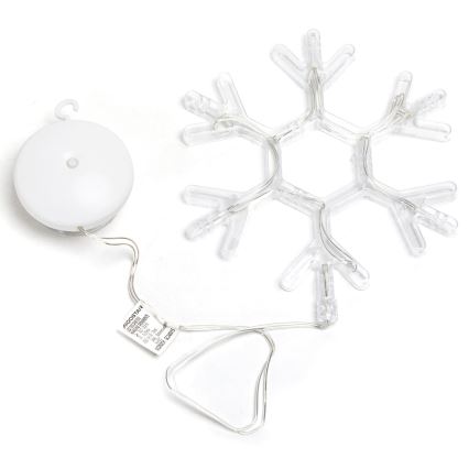Aigostar - LED Božićna dekoracija LED/3xAAA topla bijela pahuljica 19cm