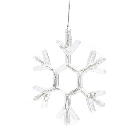 Aigostar - LED Božićna dekoracija LED/3xAAA topla bijela pahuljica 19cm