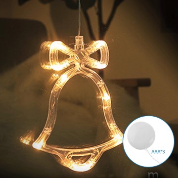 Aigostar - LED Božićna dekoracija LED/3xAAA zvono 18 cm