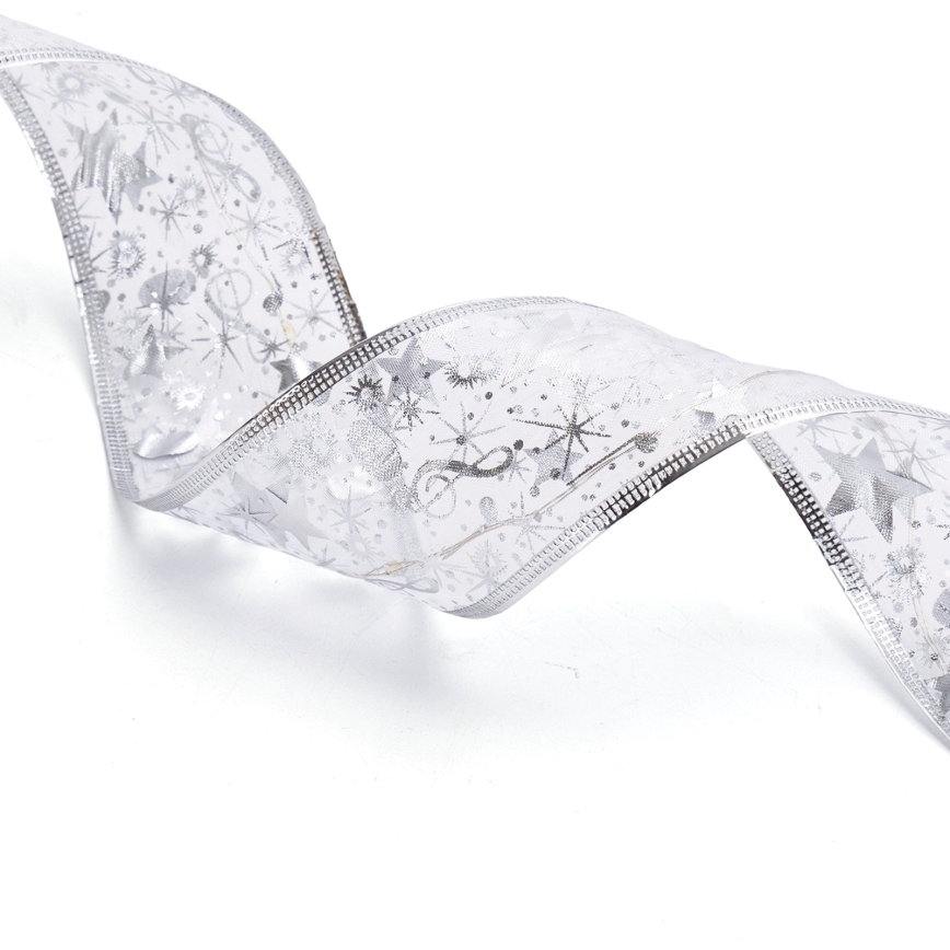 Aigostar - Božićna LED girlanda 50xLED/3xAA 5 m topla bijela srebrna