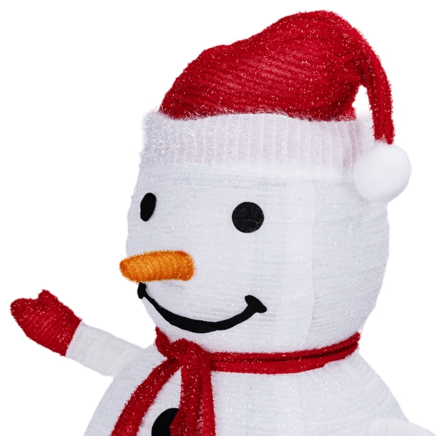 Aigostar - LED božićna vanjska dekoracija 50xLED/3xAA 0,7m IP44 snjegović + daljinski upravljač