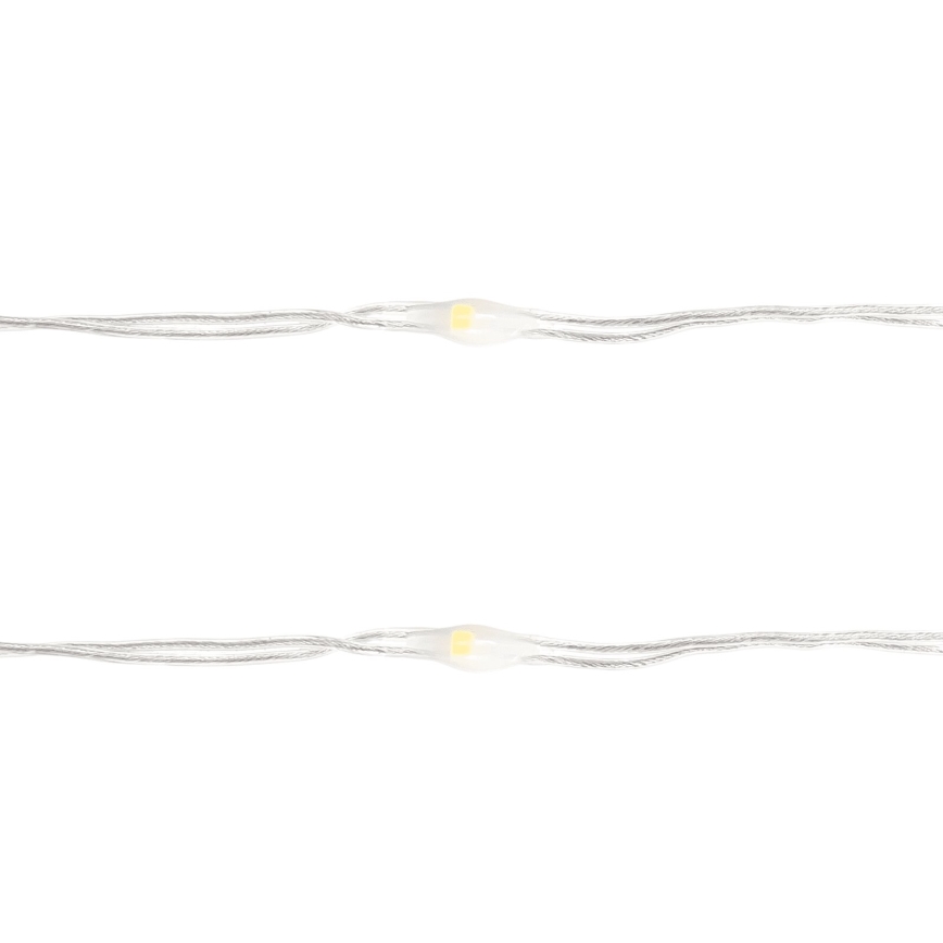 Aigostar - LED božićne lampice 100xLED/3xAA 10,3 m topla bijela