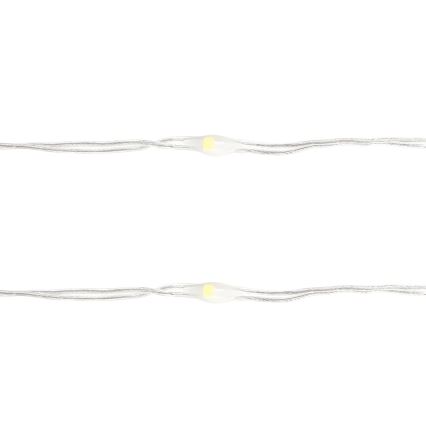 Aigostar - LED Božićne lampice 100xLED/3xAA 10,3m hladna bijela