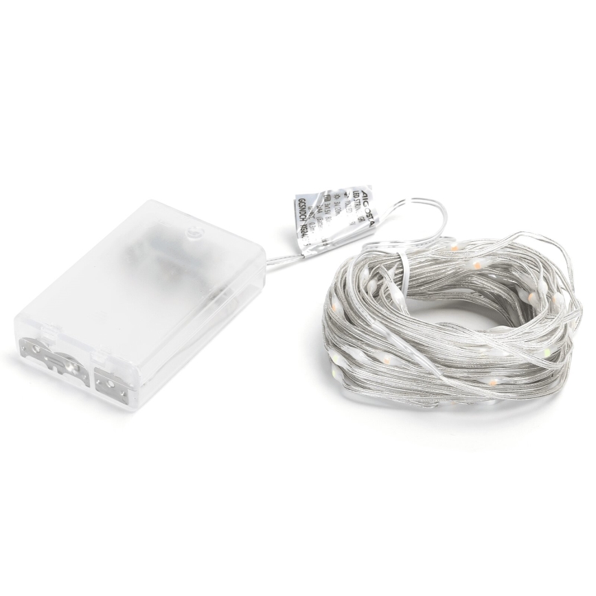 Aigostar - LED Božićne lampice 100xLED/3xAA 10,3m multicolor