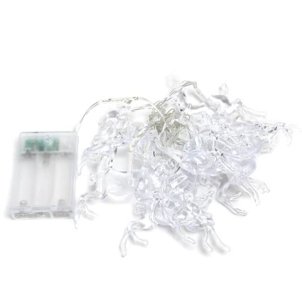Aigostar - LED Božićne lampice 20xLED/3xAA 3,3m sobovi