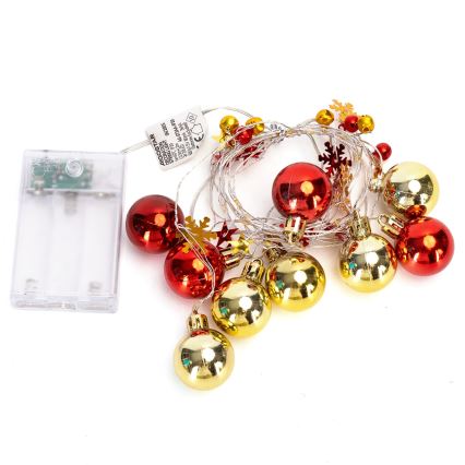 Aigostar - LED božićni lanac 20xLED/3xAA 2 m topla bijela