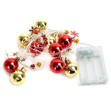 Aigostar - LED božićni lanac 20xLED/3xAA 2 m topla bijela