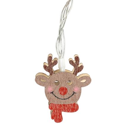 Aigostar - LED božićni lanac 20xLED/3xAA 3m topla bijela sob