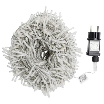 Aigostar - LED božićni lanac za vanjsku upotrebu, 1000 LED, 8 funkcija, 53 m, IP44, višebojno