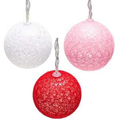 Aigostar - LED božićni niz 10xLED/3xAA 2m topla bijela